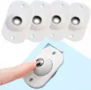 Mini Swivel Casters Wheels 4 Pcs