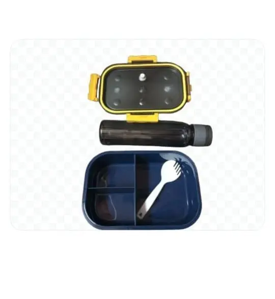 Plastic Lunch Box with Bottle (Type 2)