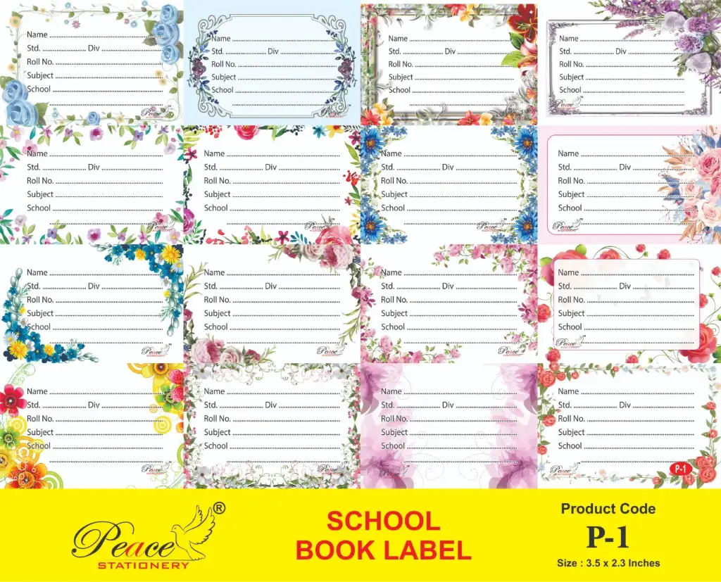 School Book Label