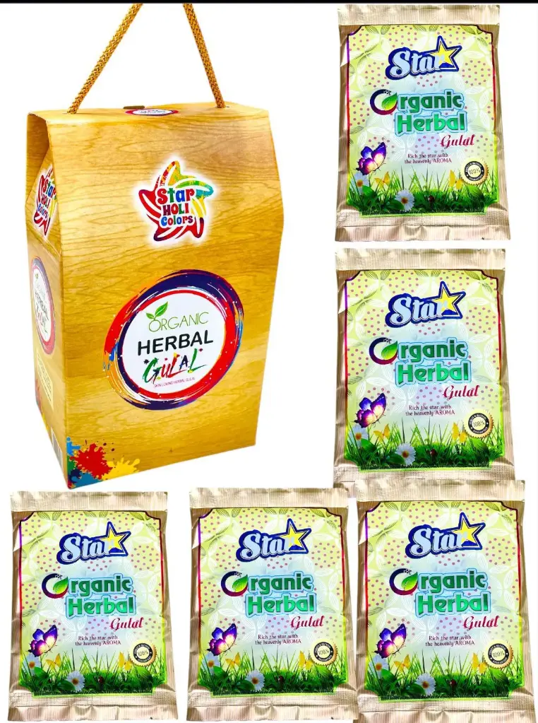 [KBS-718] STAR Organic Herbal Gulal Gift Pack