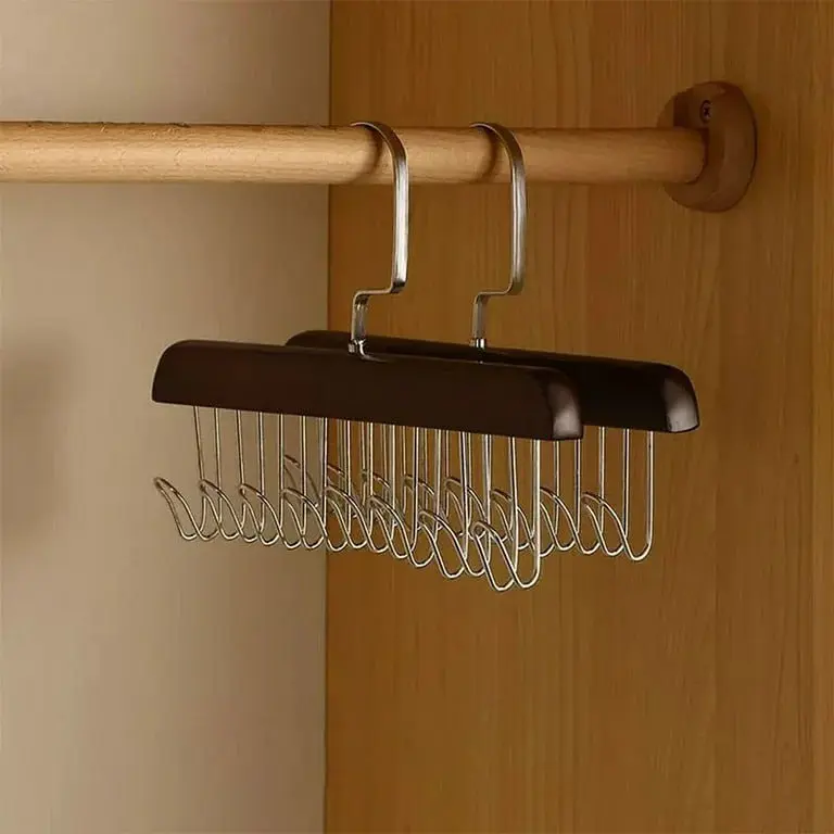 [KBS-630] Wooden 8 Hook Hangers