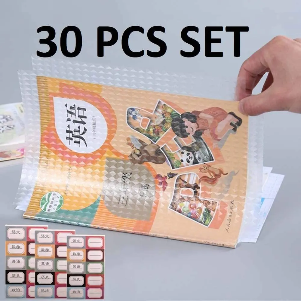 Waterproof Book Cover  [ 30 Pieces Set ]