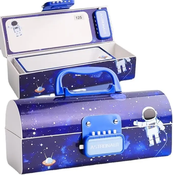 Password Suitcase Pen Box