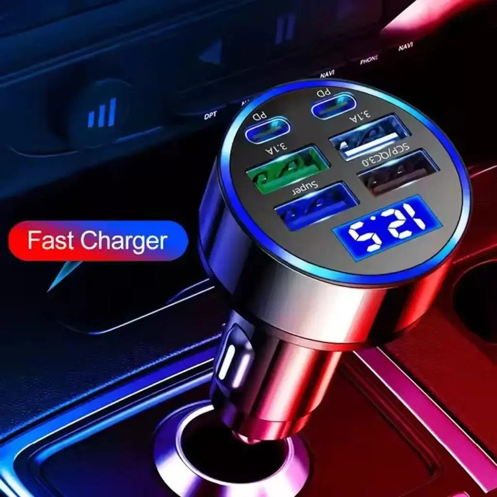 [KBS-914] 6 in 1 Car Charger