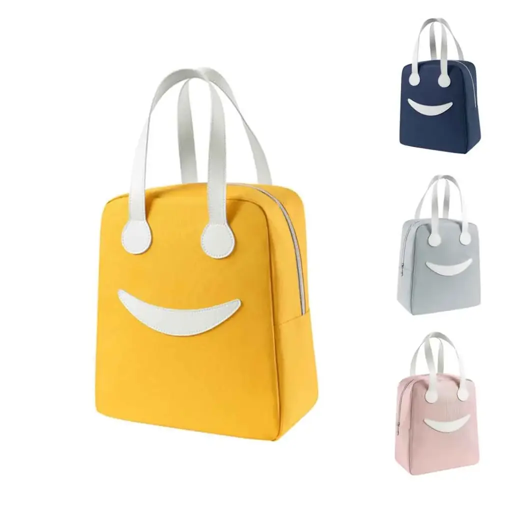 [KBS-949] Insulated Lunch Box Bag (Smiley Big size)