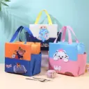 Insulated Lunch Box Bag (Cartoon Print)