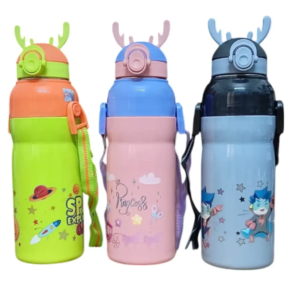 [KBS-966] Rishabh Insulated Steel Water Bottle - Steel Fendy 600