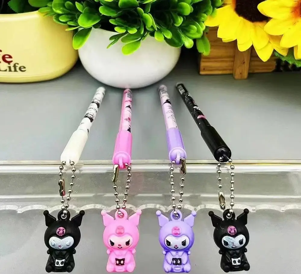 [KBS-975] Kuromi Water Gel Pen with Keychain