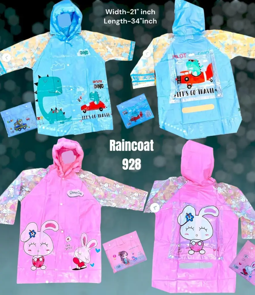 [KBS-976-1] Kids raincoat (Stylish) (2XL)