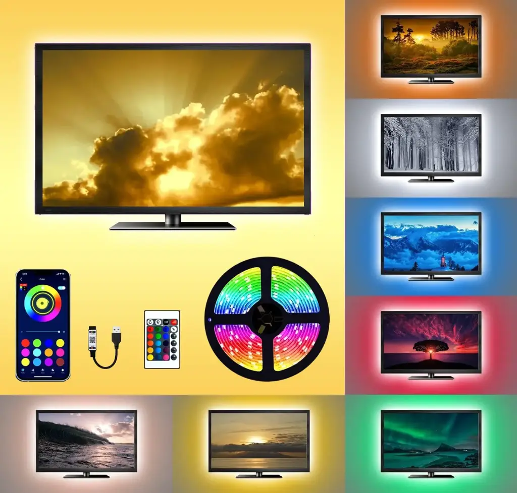 [KBS-982] 5M RGB LED Strip Light for TV Backlight