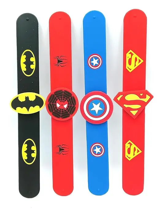 Superhero Slap Bands for Kids