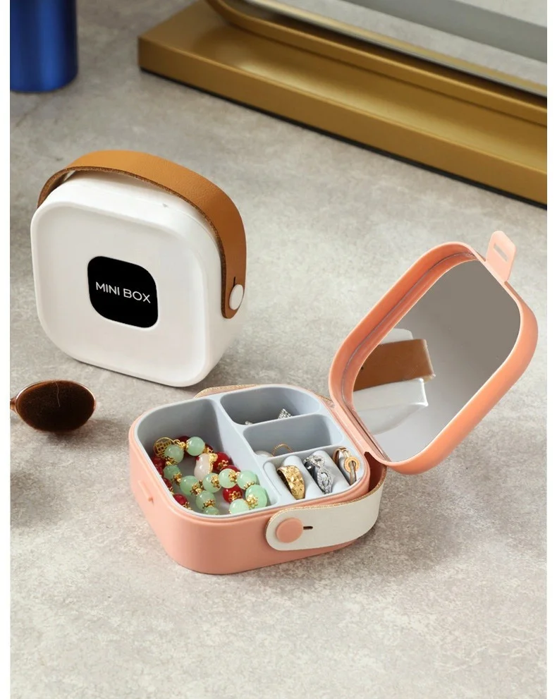 Jewellery Organiser Box with Mirror