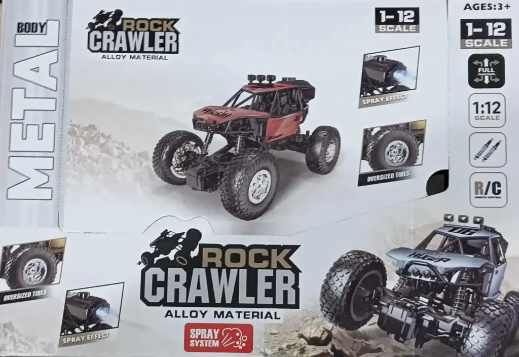 Remote Control Rock Crawler Car (1-12 scale)