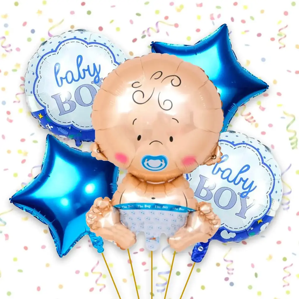 Decoration Balloon Foil Set (5 Pcs)