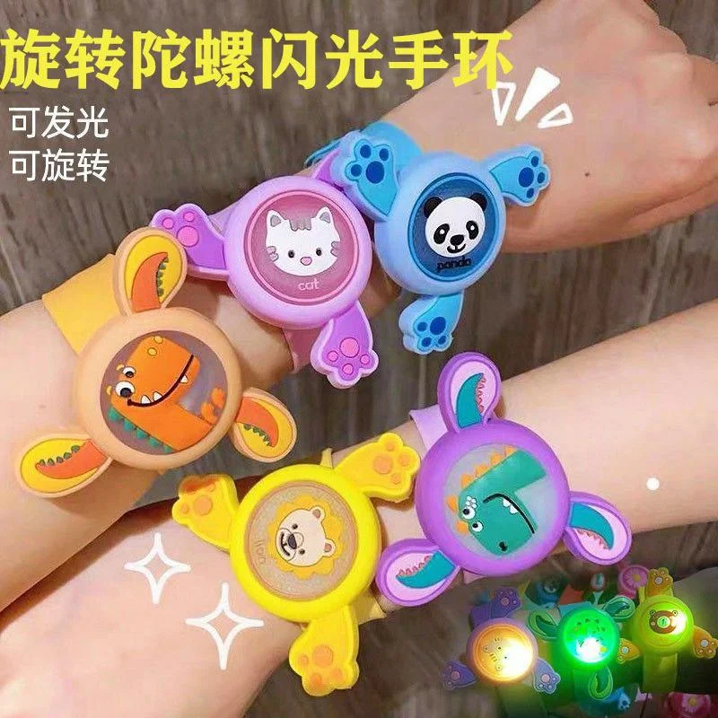 [KBS-1110] LED Spinning Cartoon Slap Band