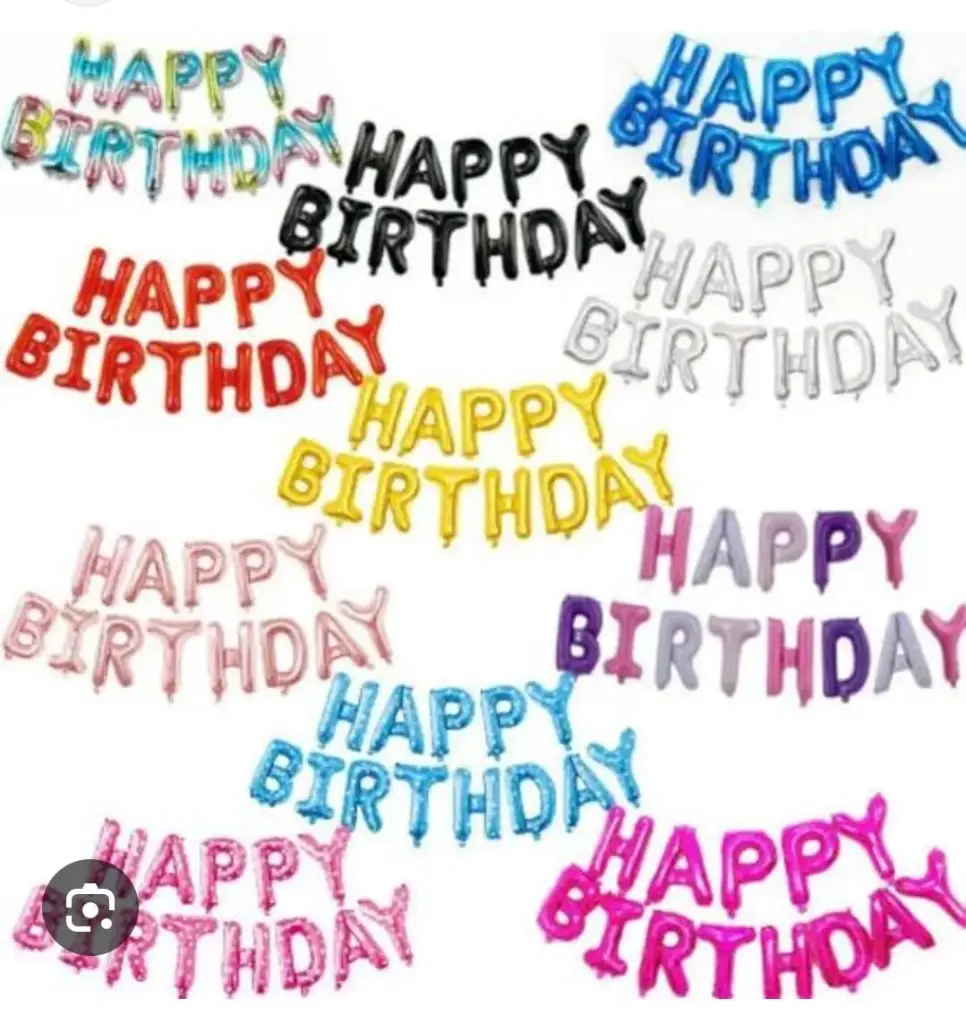 Happy Birthday Decoration Balloon Foil 