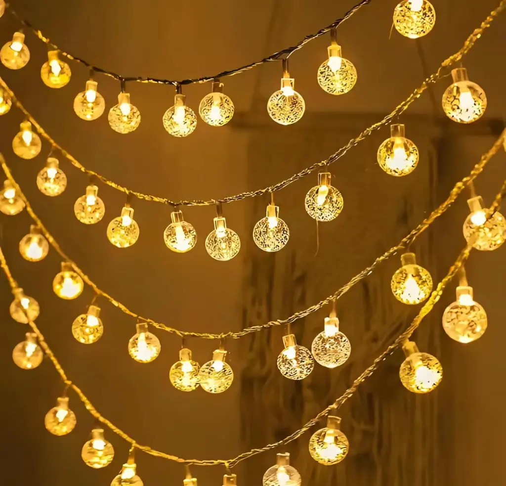 Crystal Ball Led String Light (4 Meters & 20 LED)