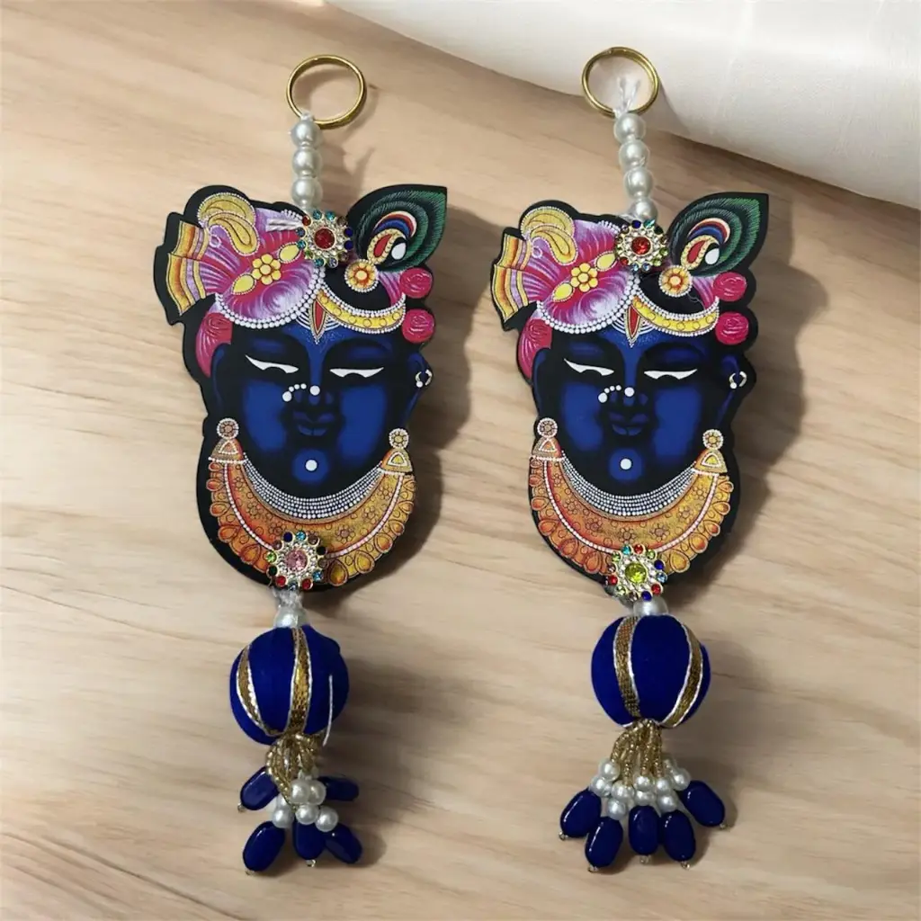 [KBS-1186] Shri Nath Ji Decorative Hanging (1 Pair)