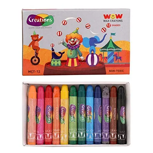 [KBS-1206] Creations Wax Crayons 12 Shades