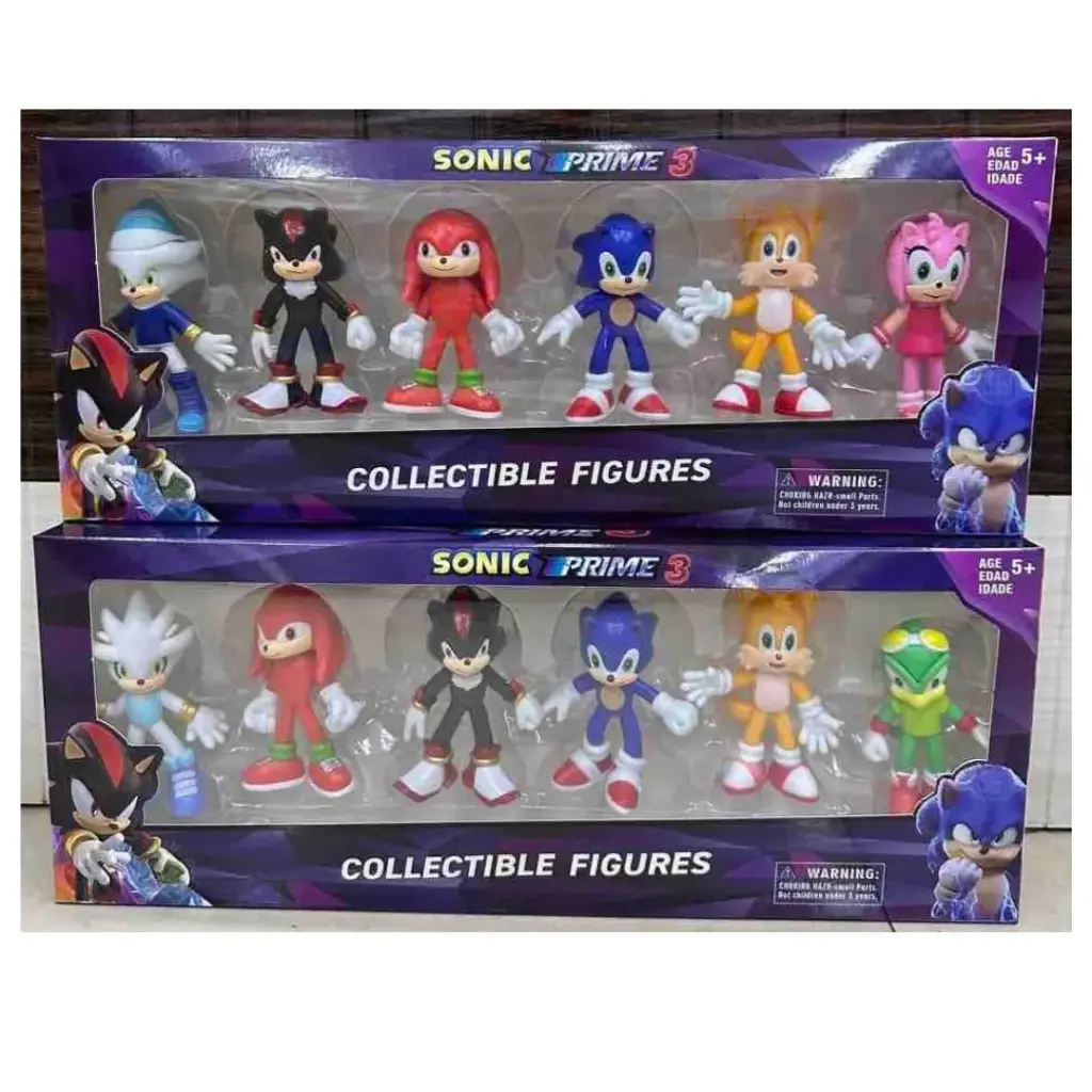 Sonic Prime Collectible Figures (6 Pcs)