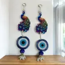 Peacock Evil Decorative Hanging (1 Pair)