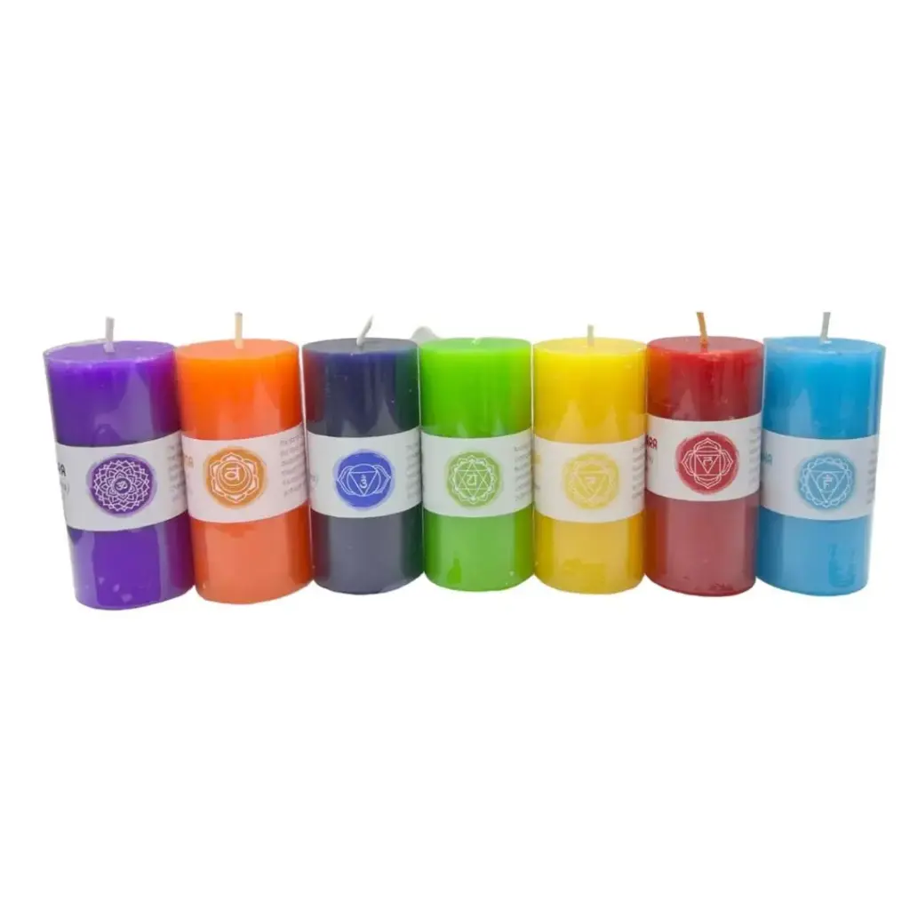 7 Chakras Candle Set