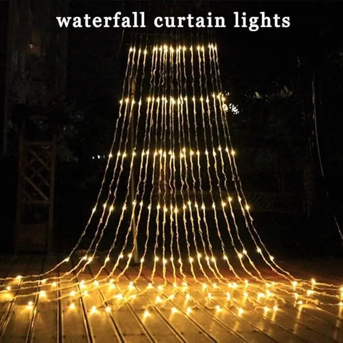[KBS-1243] Waterfall LED string Light (White)