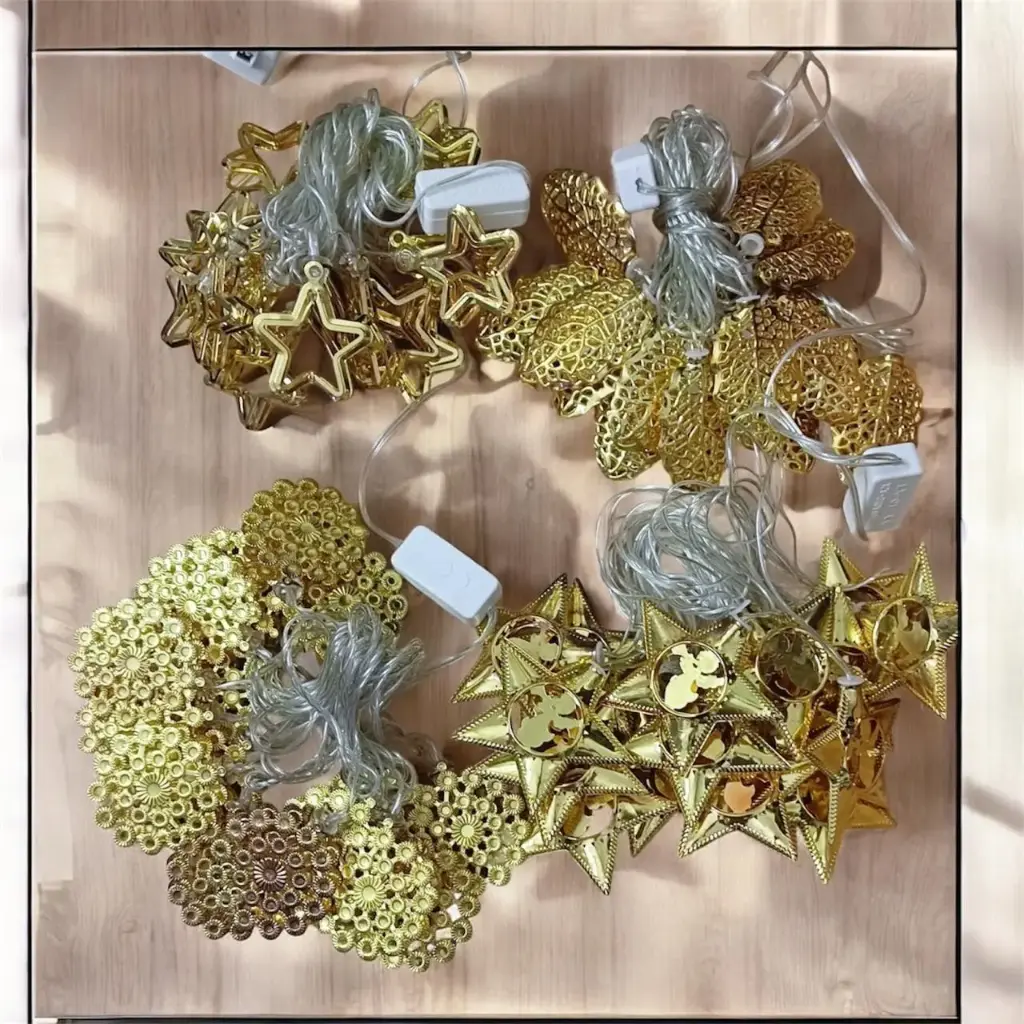 [KBS-1261] Golden LED String Light (3 Meter)