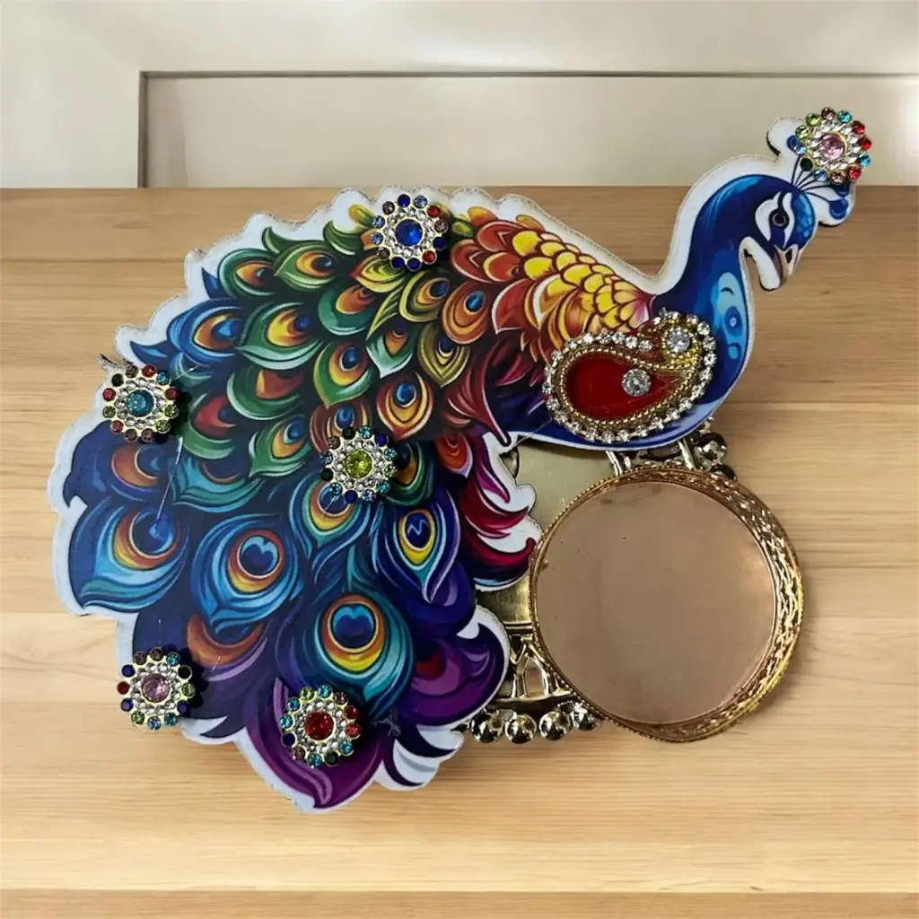 [KBS-1279] Peacock Tealight Candle Holder (1 Pcs)