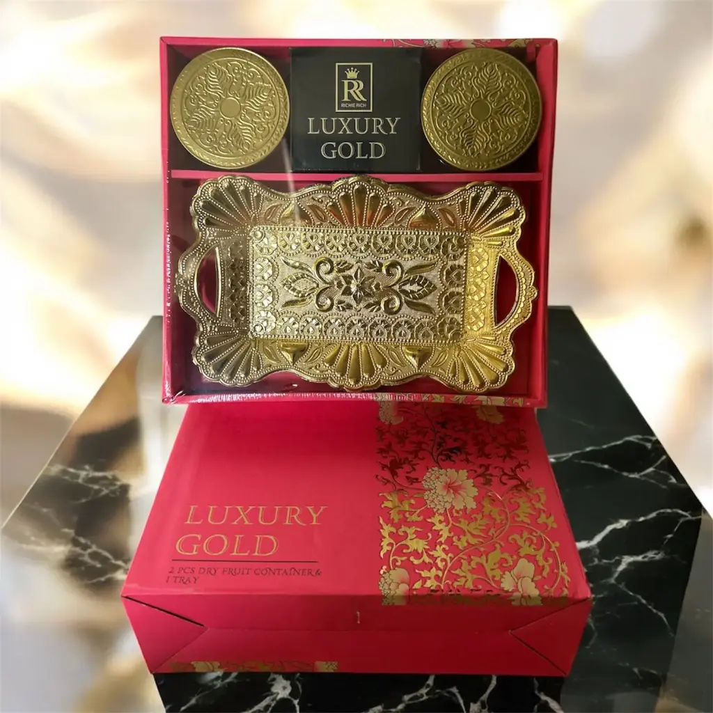 [KBS-1306] Crockery Set - Luxury Gold