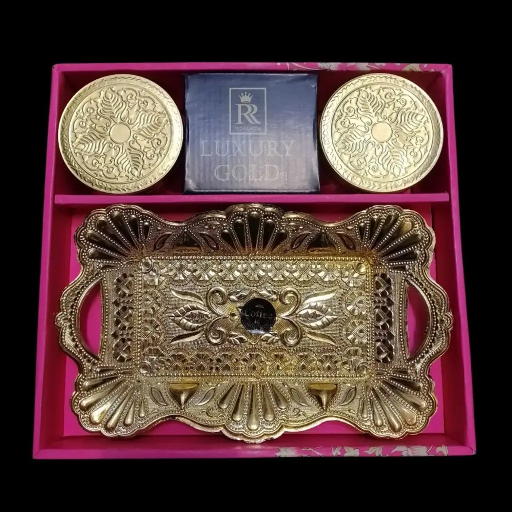 Crockery Set - Luxury Gold