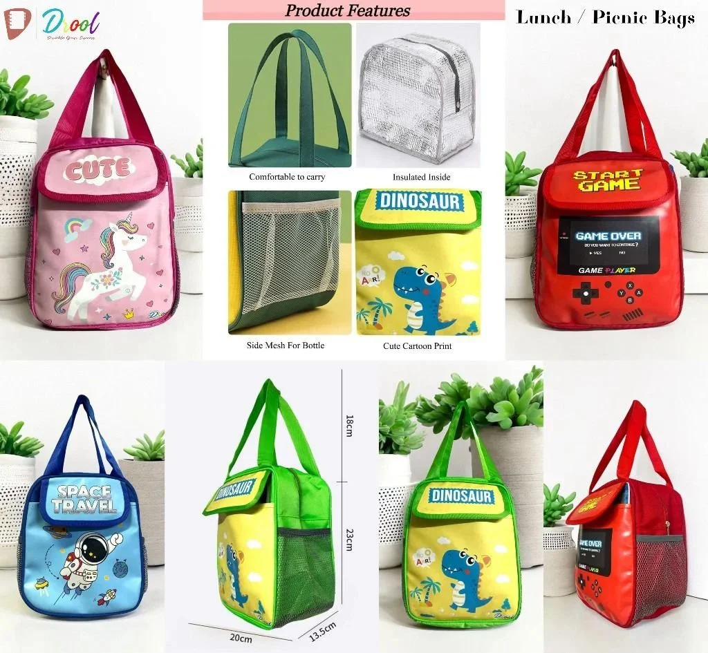 [KBS-1325] Insulated Lunch Box Bag (Multi Character) 