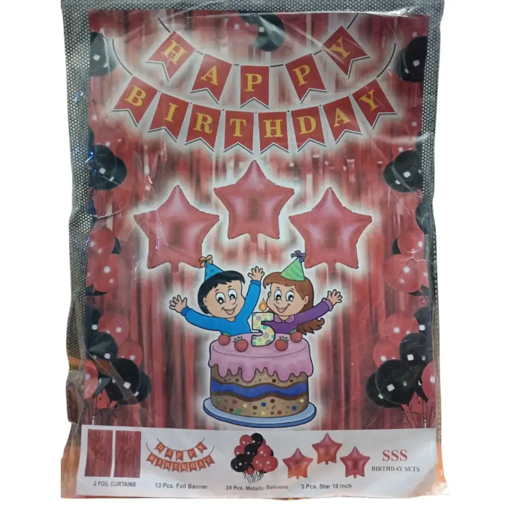 [KBS-1329] Happy Birthday Decoration Combo Set (1329)