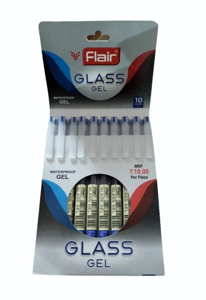 [KBS-1335] Flair Glass Gel Pen (Blue)