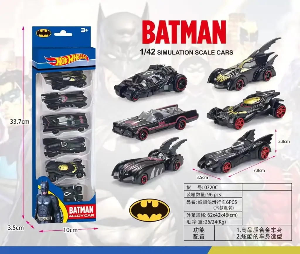 [KBS-1339] Hot Wheels Car (Pack of 6) 