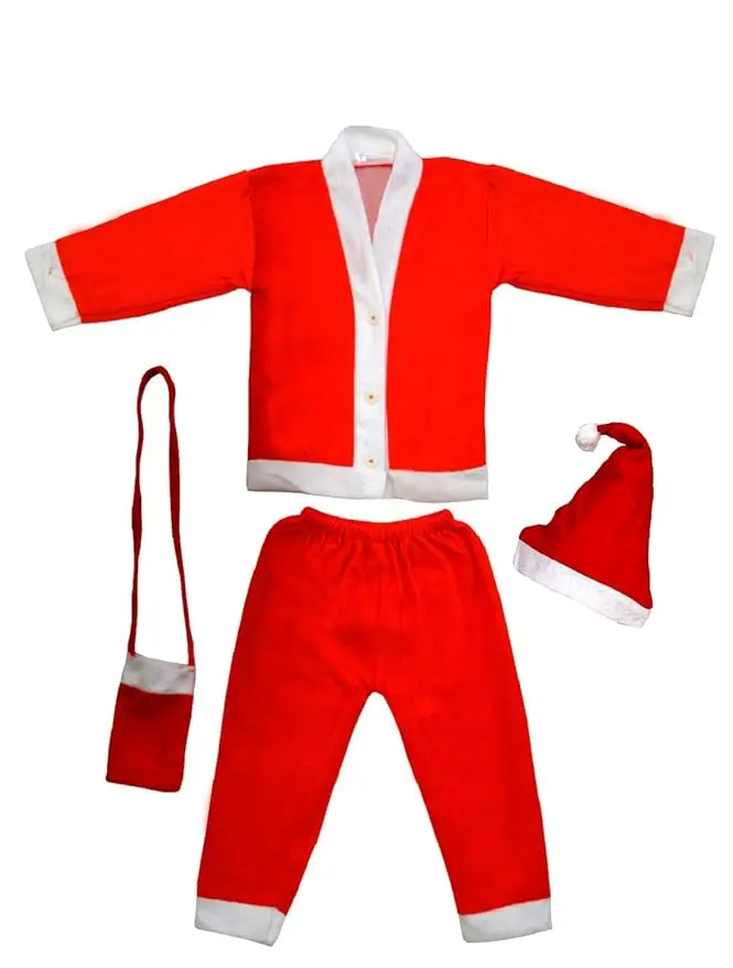 Christmas Santa Claus Dress Costume Set 