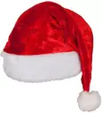 Christmas Santa Cap Velvet (4 No)