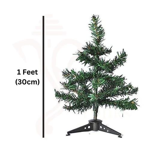 Normal Christmas Tree With Stand (Size: 30cm / 1 Feet)