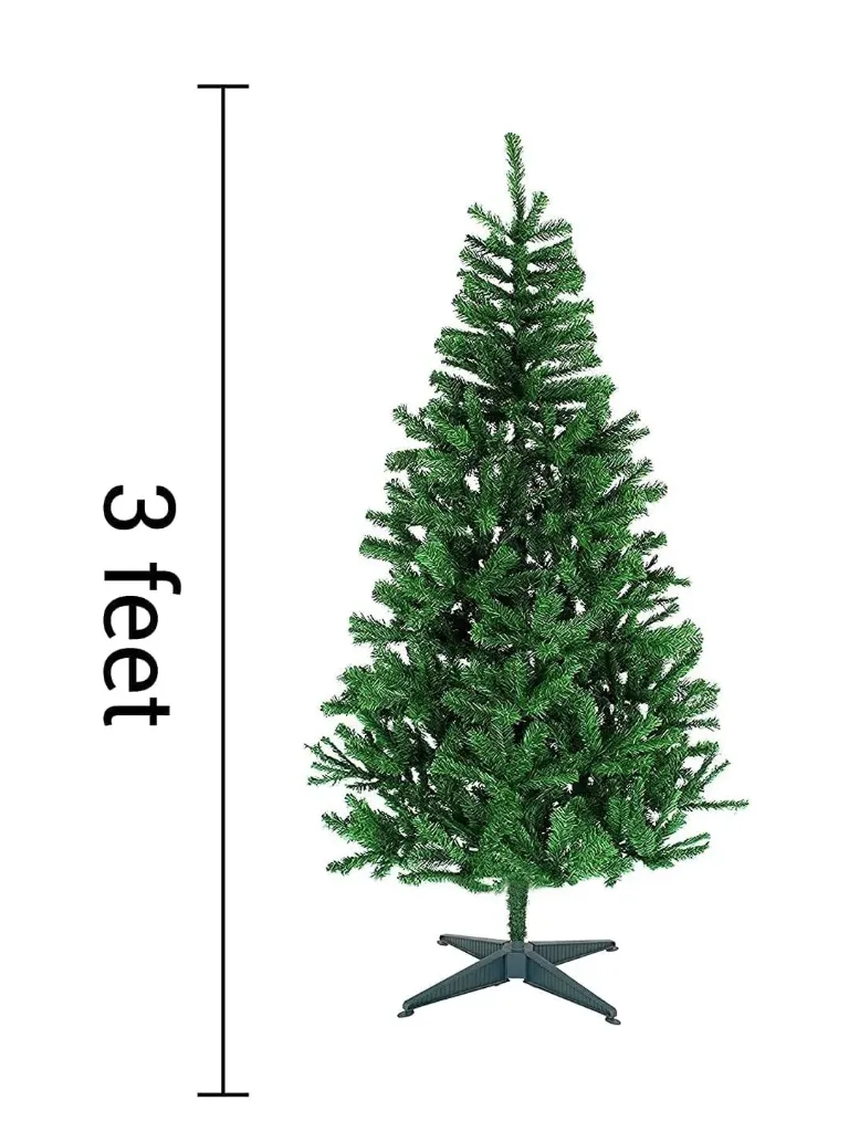Normal Christmas Tree With Stand (Size: 90cm / 3 Feet)