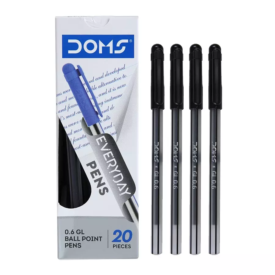 [KBS-1447-2] DOMS Everyday Ball Pen  (Black)