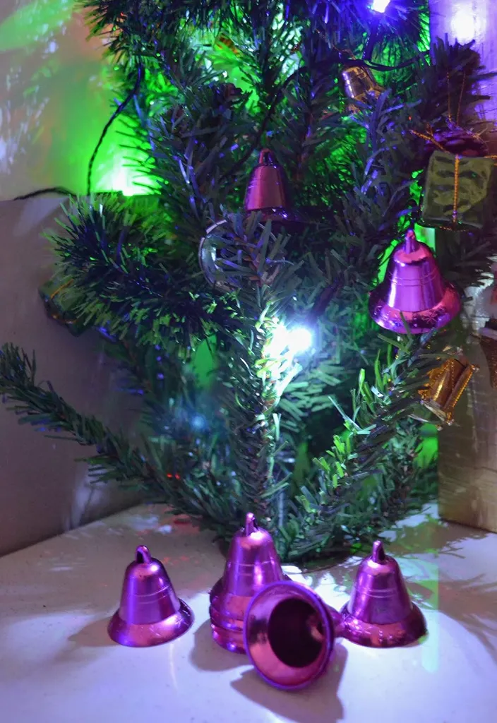 [KBS-1454] Christmas Tree Decoration (10 Pcs Jingle Bells) 