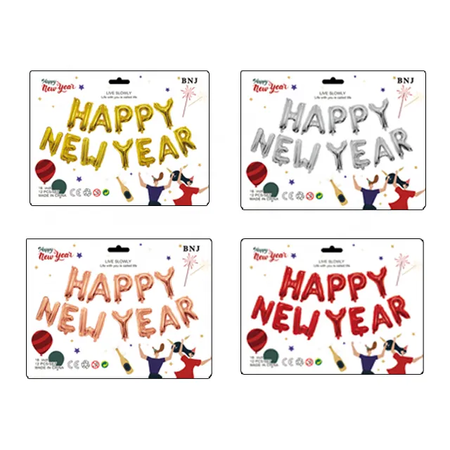 Happy New Year Decoration Balloon Foil 