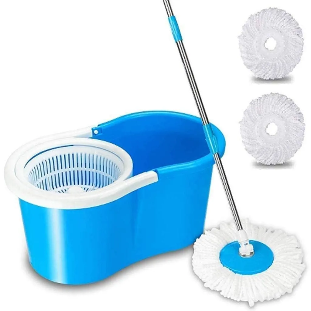 [KBS-1475] Mop with Bucket with 2 Microfiber Refills