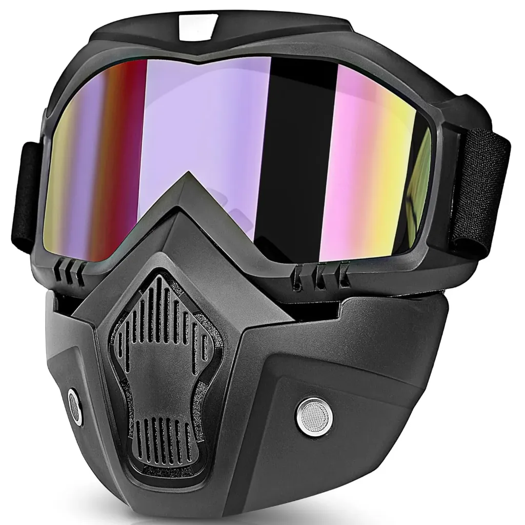 [KBS-1493] Motorcycle Goggles with Face Mask