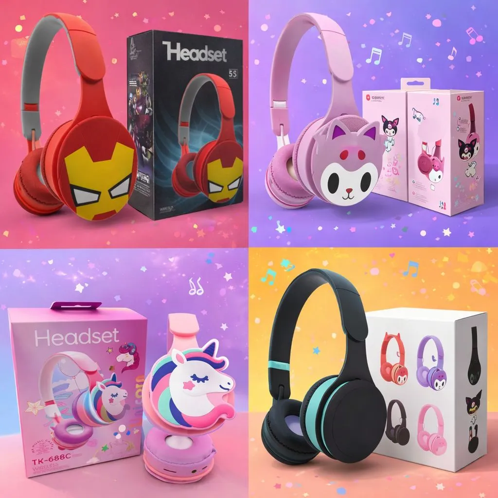 Wireless Bluetooth Headphones (Assorted Design)