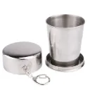 Portable Stainless Steel Folding Water Glass