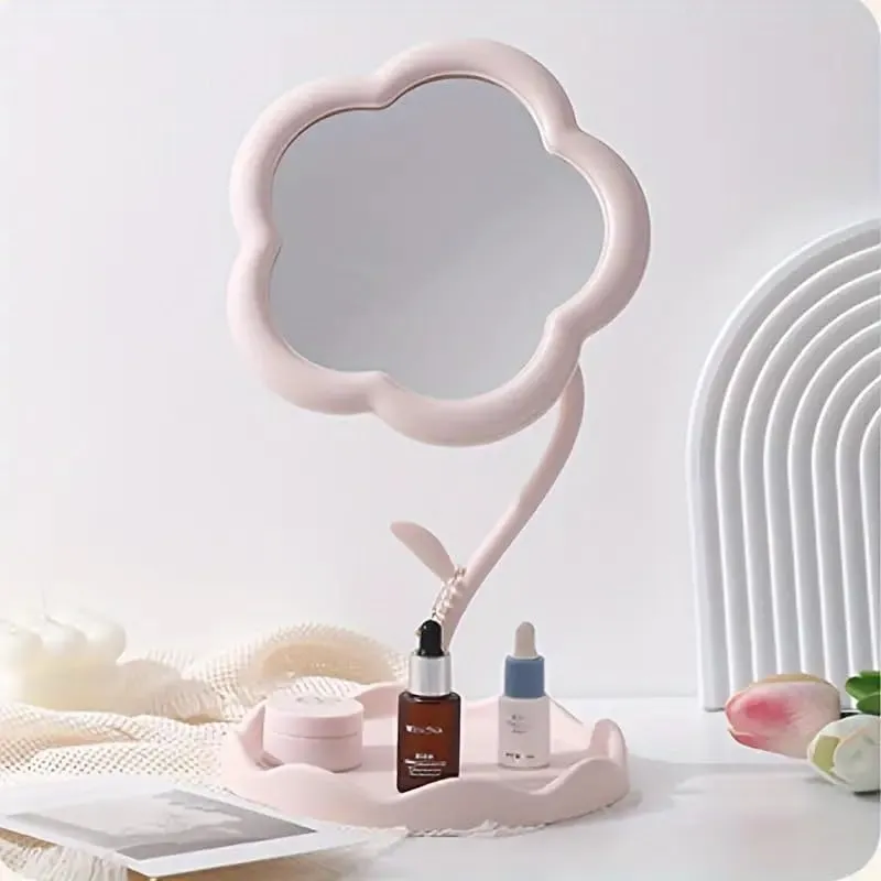 Flower Shape Makeup Mirror