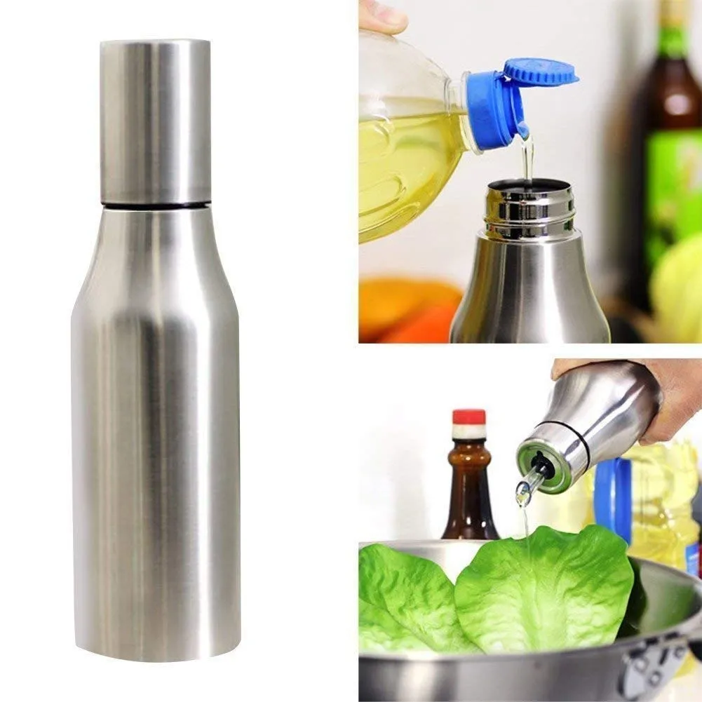 [KBS-1562] Oil Dispenser | Stainless Steel Leak-Proof Bottle for Kitchen Use | Easy Pour Cooking Container (1000 ML)