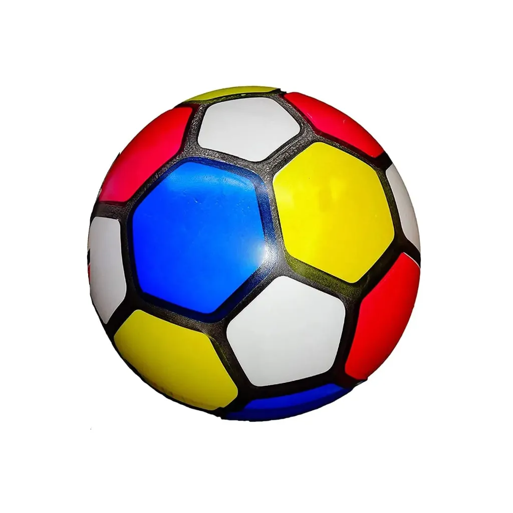 [KBS-1616] Rainbow Football for Kids | Colorful Indoor & Outdoor Playing Ball