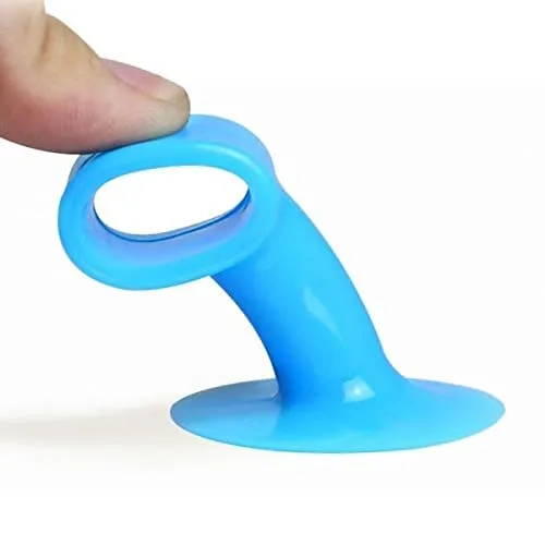 [KBS-1623] Silicone Door Stopper & Wall Protector | Anti-Collision Self-Suction Door Handle Bumper | Multipurpose Cable Organizer